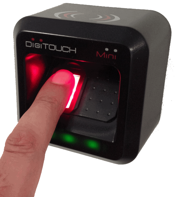 Lecteur biométrique d'empreinte digitale pour vitrines Lecteur biométrique d'empreinte digitale pour vitrines