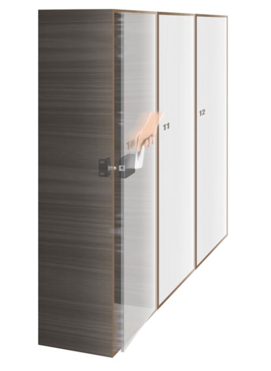 serrures électoniques à cartes RFID pour porte placard vestiaire serrures électoniques à cartes RFID pour porte placard vestiaire