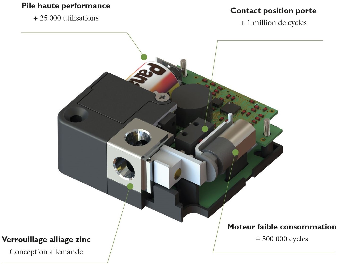 Serrure électronique ABIOLOCK à badges de proximité pour placard ou tiroir