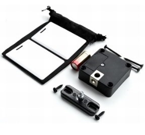 Serrures invisible à carte magnétique pour vitrine Serrure ABIOLOCK pour sécuriser des vitrines